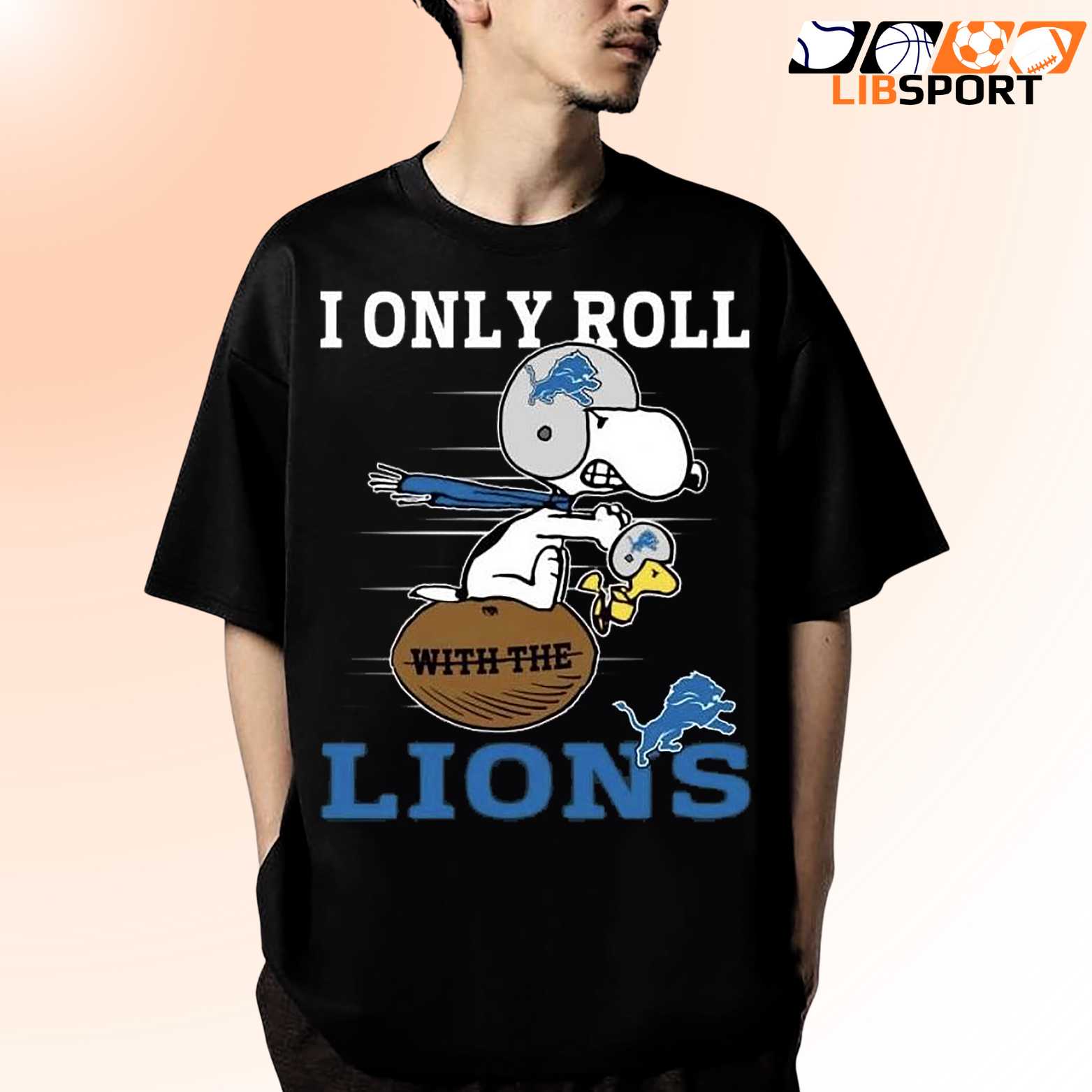 Snoopy Detroit Lions Tee, Football Vibes Unisex T-Shirt, Game Day Streetwear